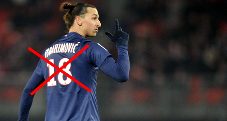 Paris Saint Germain, Zlatan Ibrahimovic, Nummer